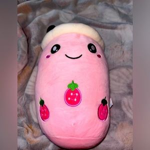 Cute stuffed strawberry boba